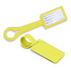 Yellow Silicone Luggage Tags